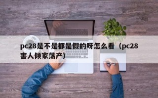 pc28是不是都是假的呀怎么看（pc28害人倾家荡产）