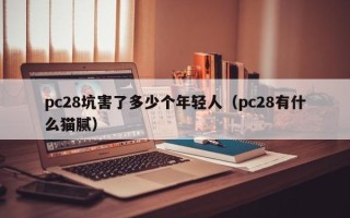 pc28坑害了多少个年轻人（pc28有什么猫腻）