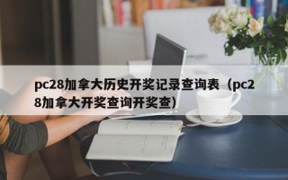 pc28加拿大历史开奖记录查询表（pc28加拿大开奖查询开奖查）