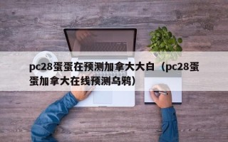 pc28蛋蛋在预测加拿大大白（pc28蛋蛋加拿大在线预测乌鸦）
