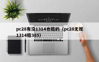 pc28有没1314也赔的（pc28无视1314赔385）